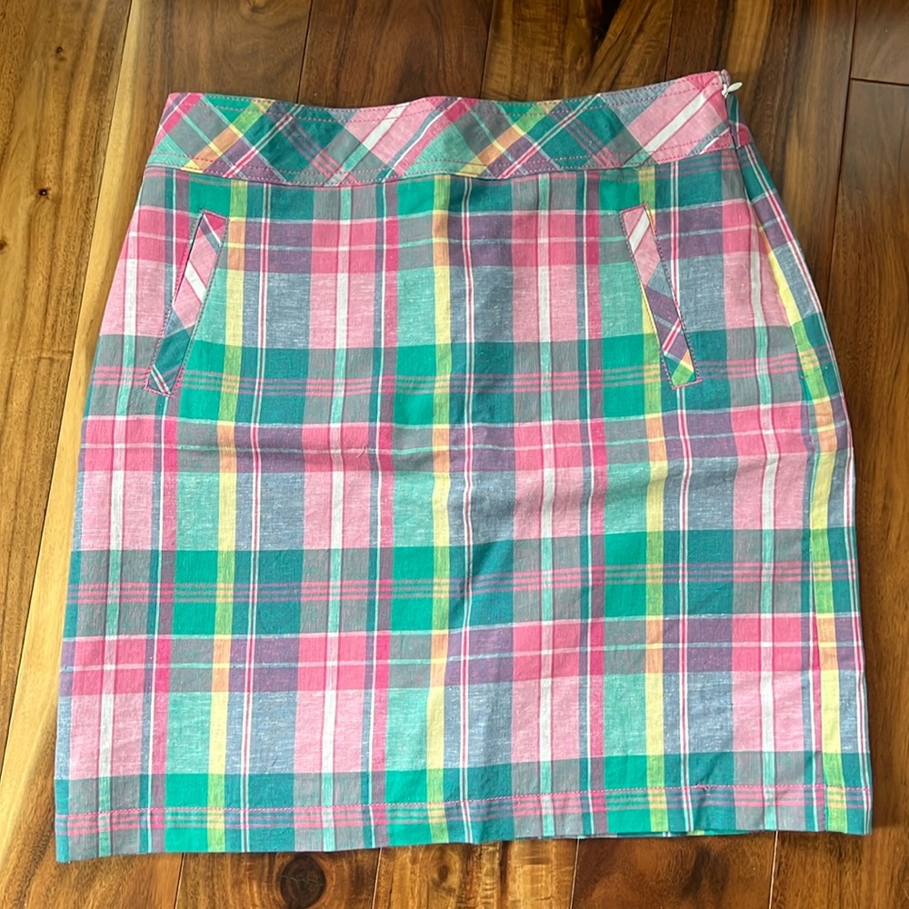 Talbots plaid skirt size 4 NWT